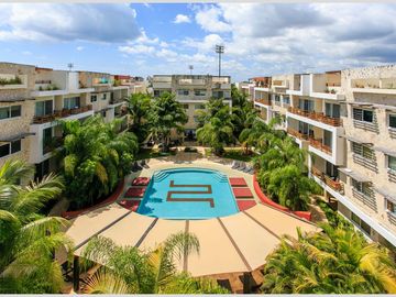 DEPARTAMENTO EN VENTA EN PLAYA DEL CARMEN 3 REC. CON GRANDES ESPACIOS