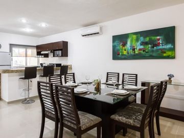 DEPARTAMENTO EN VENTA EN PLAYA DEL CARMEN 3 REC. CON GRANDES ESPACIOS
