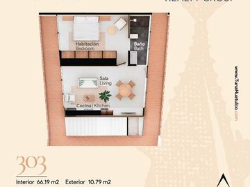 Tuna, Departamento en venta 303, Sector E, Bahías de Huatulco, Oaxaca