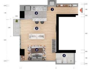 SE VENDE DEPARTAMENTO DE ESTRENO EN SURQUILLO ZONA  LIMITE CON SAN ISIDRO