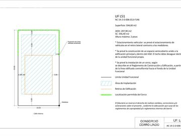 Terreno en venta - Cerro Lindo, en el centro de Bariloche.