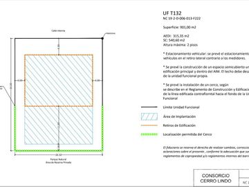 Terreno en venta - Cerro Lindo, en el centro de Bariloche.