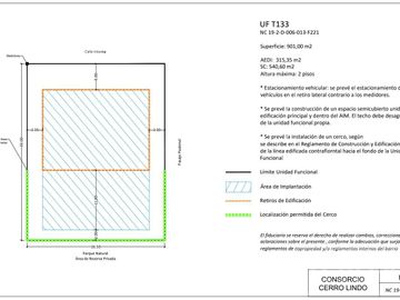 Terreno en venta - Cerro Lindo, en el centro de Bariloche.