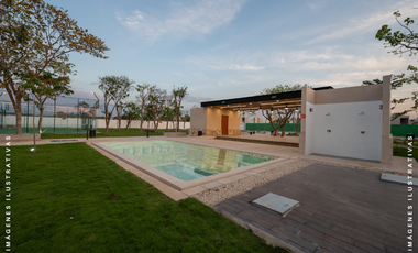 Casa en venta en privada Macora 86 Cholul con cuatro habitaciones de dos plantas