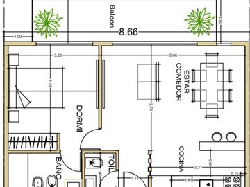 VENTA DEPARTAMENTO 2 AMBIENTES LANUS OESTE COCHERA