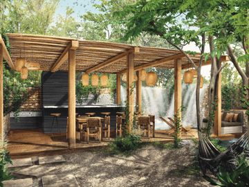 EN VENTA VILLA PENT HOUSE DE 4 HABITACIONES EN TULUM ALBERCA PRIVADA JACUZZI CERCA DEL MAR