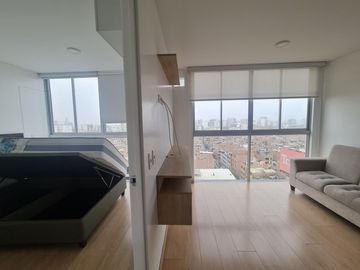 SE ALQUILA DEPARTAMENTO SEMI AMOBLADO EN SURQUILLA A PASOS DEL OPEN PLAZA