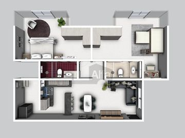 Se vende amplio departamento de 2 recámaras en la Col. Narvarte Oriente