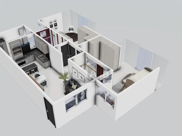 Se vende amplio departamento de 2 recámaras en la Col. Narvarte Oriente