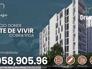Preventa de departamentos en Colonia Clavería, Azcapotzalco