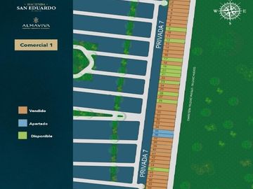 Terreno Comercial en Venta en Privada Hacienda San Eduardo, Telchac