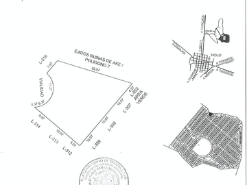 Terreno(338) en Venta en Horizontes, Tixkokob, Yucatán