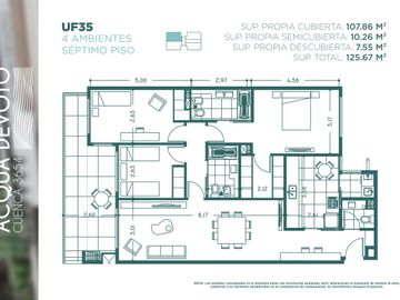 Departamento 4 ambientes con amenities - Villa Devoto