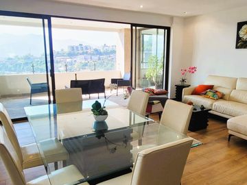 VENTA DEPARTAMENTO 2D con VISTA A CUMBAYA, Urb. Miravalle. G.Be.Aqt.