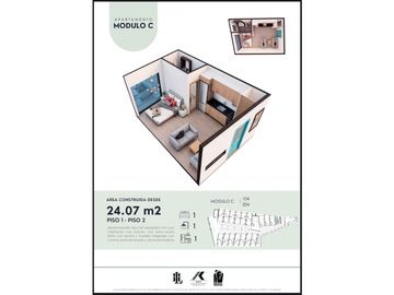 VENTA APARTAESTUDIOS SOBRE PLANOS ARMENIA Q SECTOR PUERTO ESPEJO