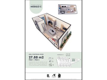 VENTA APARTAESTUDIOS SOBRE PLANOS ARMENIA Q SECTOR PUERTO ESPEJO