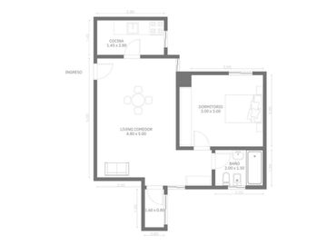 Venta Departamento 2 ambientes- Belgrano