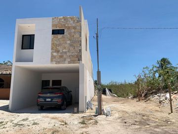 Villa de playa a 80 m del mar Chicxulub