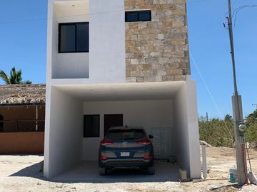 Villa de playa a 80 m del mar Chicxulub