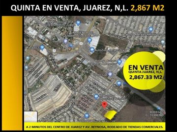 Quinta en venta en Juarez NL