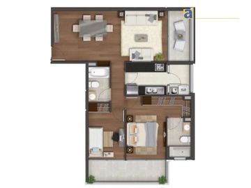Departamento en Venta en Edificio Torre Capital - piso 23
