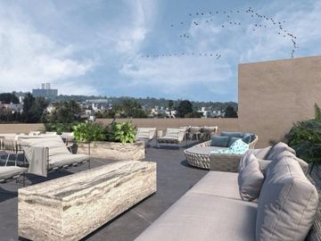 Departamento en Venta Tecamachalco con su propio roof garden y balcon