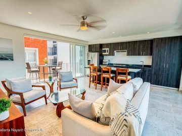 Departamento moderno en venta en Zona Dorada de Bucerías