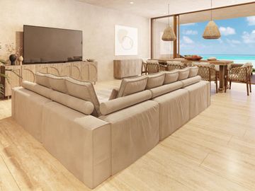 Villa en venta de 4 recámaras frente al mar en Telchac Puerto