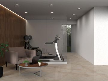 EN VENTA DEPARTAMENTO EN PLAYA DEL CARMEN DE 1 HABITACION CON ALBERCA Y GYM