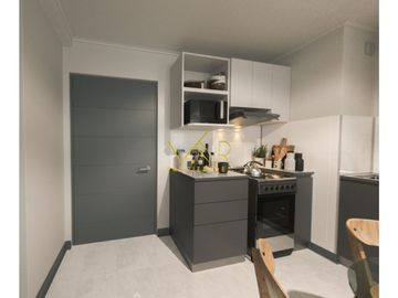 Departamento entrega Inmediata Mariposa planta 2d2b 44 m2 2584 uf . Te ayudamos con el 10% y 20% de pie