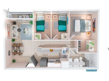 Departamento 2D 1B 43 M2 2505 uf  San Joaquín  Ayudamos 10%