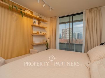 Moderno departamento semi nuevo en Las Condes!