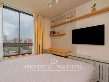 Moderno departamento semi nuevo en Las Condes!