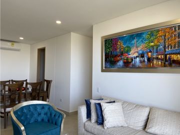 VENDO APARTAMENTO AMOBLADO EN PUNTA ROCA SABANILLA, PUERTO COLOMBIA