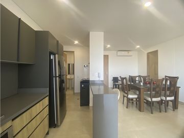 VENDO APARTAMENTO AMOBLADO EN PUNTA ROCA SABANILLA, PUERTO COLOMBIA