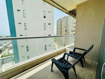 VENDO APARTAMENTO AMOBLADO EN PUNTA ROCA SABANILLA, PUERTO COLOMBIA