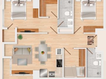 DEPARTAMENTO VENTA $5,900,000 PASEO SANTA LUCIA