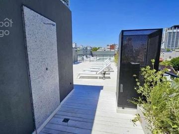 Departamento en venta Palermo, monoambiente con patio y parrilla