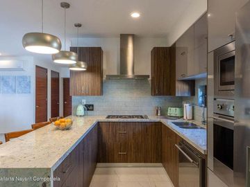 Departamento en venta con vista al mar en La Cruz de Huanacaxtle