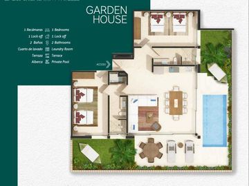 Departamento en venta en Luum Zama Tulum