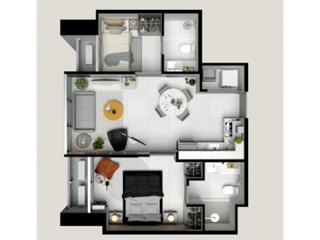 Proyecto de Apartamentos PH Parksquare Vía España - Torre Bloom