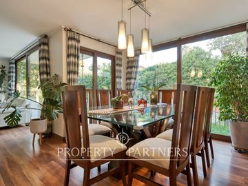 Impecable casa en venta tranquilo condominio La Reina Alta