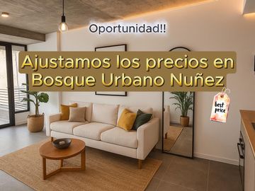 Departamento en  venta 2 ambientes con balcón, en Nuñez, a estrenar
