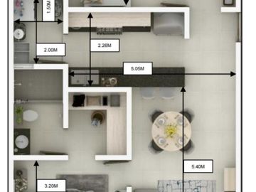 Departamento en venta Playa del carmen 2 habitaciones, Entrega Inmediata!!, aplica crédito bancario