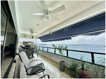 Apartamento Bocagrande sobre la bahia