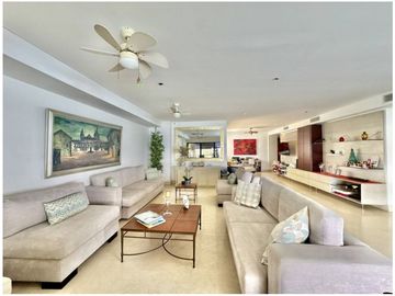 Apartamento Bocagrande sobre la bahia