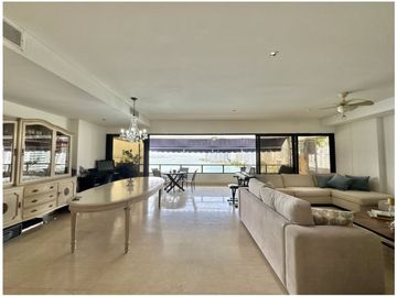 Apartamento Bocagrande sobre la bahia