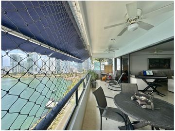 Apartamento Bocagrande sobre la bahia