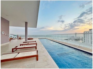 VENDO APARTAMENTO 3 ALCOBAS EDIFICIO MAR DE CRISTAL CASTILLOGRANDE