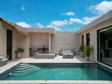 Penthouse amueblado en venta en Chemuyil
